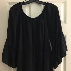 Black Off- The- Shoulder Dress